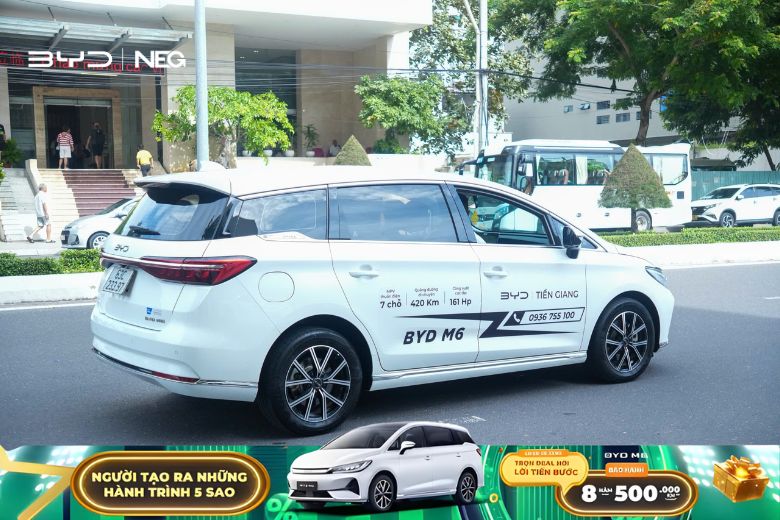 BYD M6 tại sự kiện tài xế công nghệ 2025
