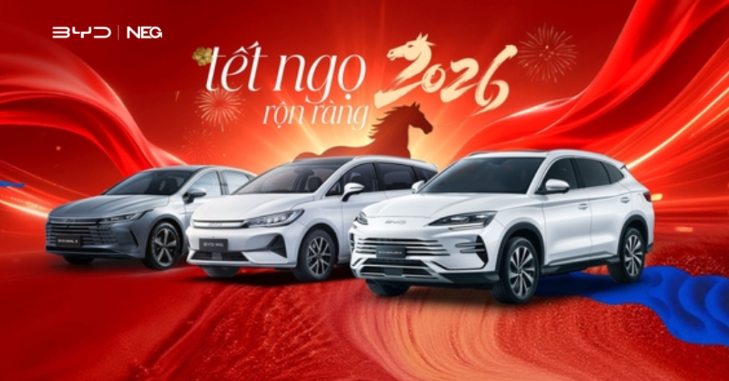 mua xe BYD chơi Tết