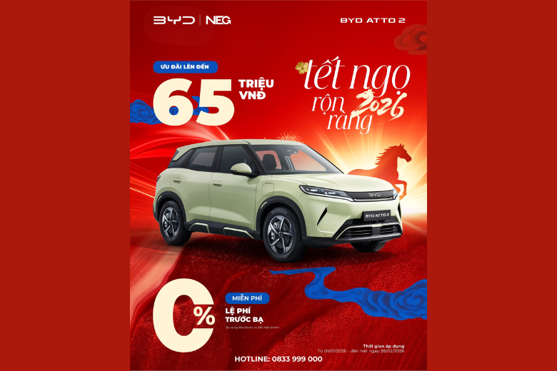 mua xe BYD chơi Tết